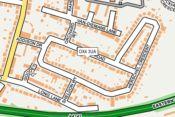 OX4 3UA map - OS OpenMap – Local (Ordnance Survey)