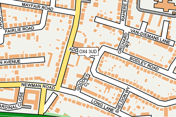 OX4 3UD map - OS OpenMap – Local (Ordnance Survey)