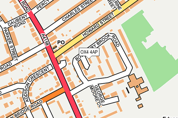 OX4 4AP map - OS OpenMap – Local (Ordnance Survey)