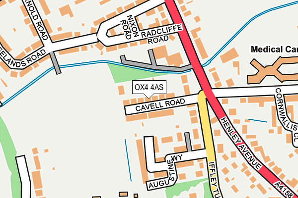 OX4 4AS map - OS OpenMap – Local (Ordnance Survey)
