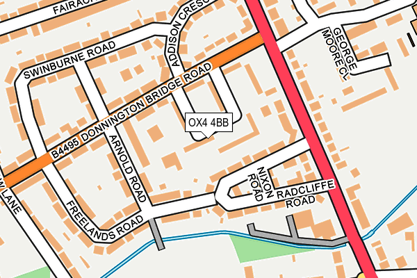 OX4 4BB map - OS OpenMap – Local (Ordnance Survey)
