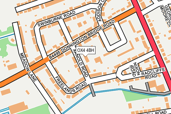 OX4 4BH map - OS OpenMap – Local (Ordnance Survey)