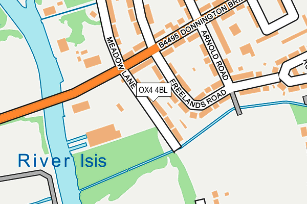 OX4 4BL map - OS OpenMap – Local (Ordnance Survey)