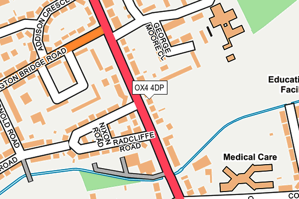 OX4 4DP map - OS OpenMap – Local (Ordnance Survey)