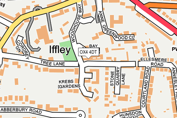 OX4 4DT map - OS OpenMap – Local (Ordnance Survey)