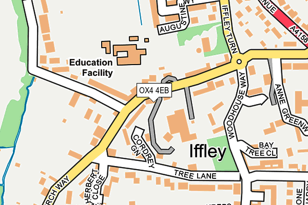 OX4 4EB map - OS OpenMap – Local (Ordnance Survey)