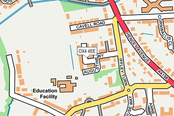 OX4 4EE map - OS OpenMap – Local (Ordnance Survey)