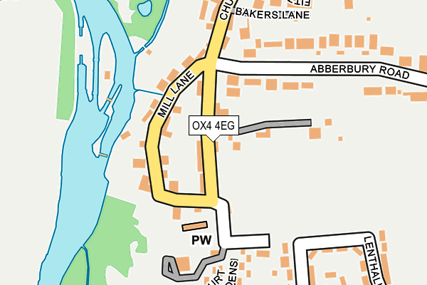 OX4 4EG map - OS OpenMap – Local (Ordnance Survey)