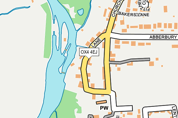 OX4 4EJ map - OS OpenMap – Local (Ordnance Survey)