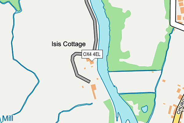 OX4 4EL map - OS OpenMap – Local (Ordnance Survey)