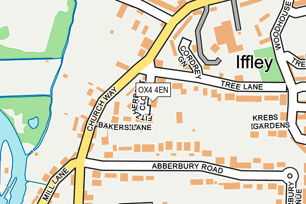 OX4 4EN map - OS OpenMap – Local (Ordnance Survey)