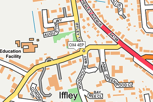 OX4 4EP map - OS OpenMap – Local (Ordnance Survey)