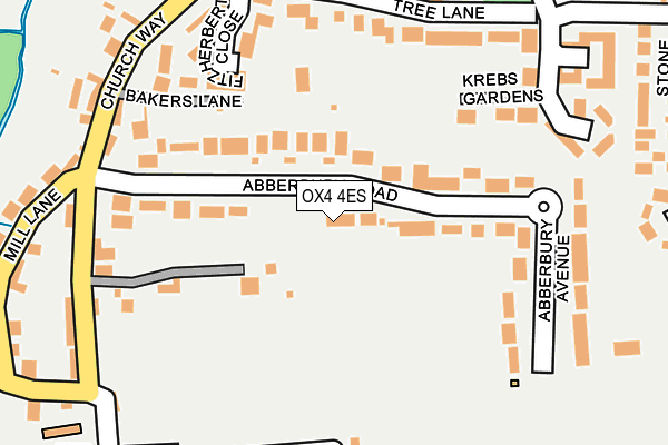 OX4 4ES map - OS OpenMap – Local (Ordnance Survey)