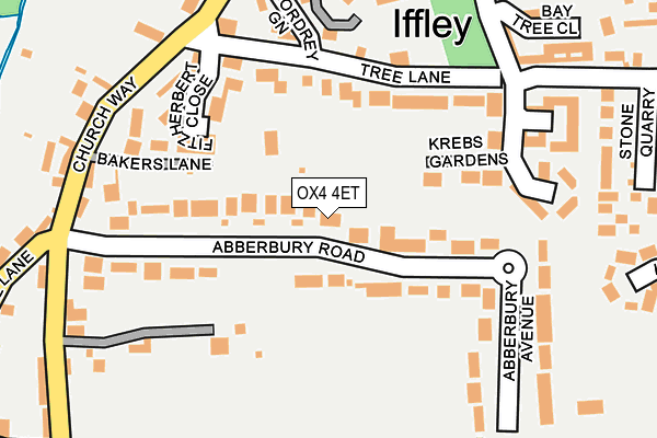 OX4 4ET map - OS OpenMap – Local (Ordnance Survey)