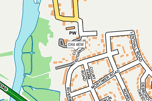 OX4 4EW map - OS OpenMap – Local (Ordnance Survey)