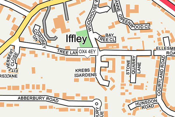 OX4 4EY map - OS OpenMap – Local (Ordnance Survey)
