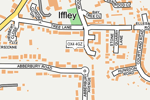 OX4 4GZ map - OS OpenMap – Local (Ordnance Survey)