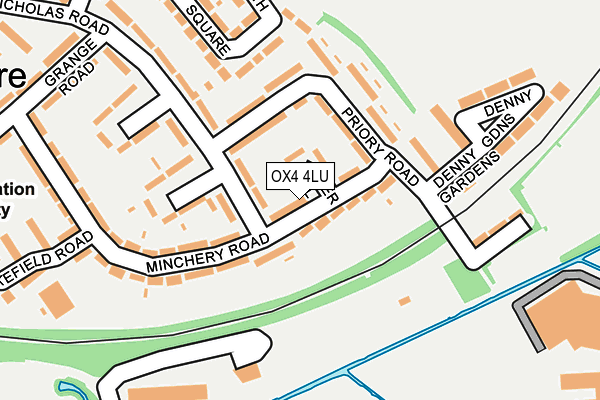 OX4 4LU map - OS OpenMap – Local (Ordnance Survey)