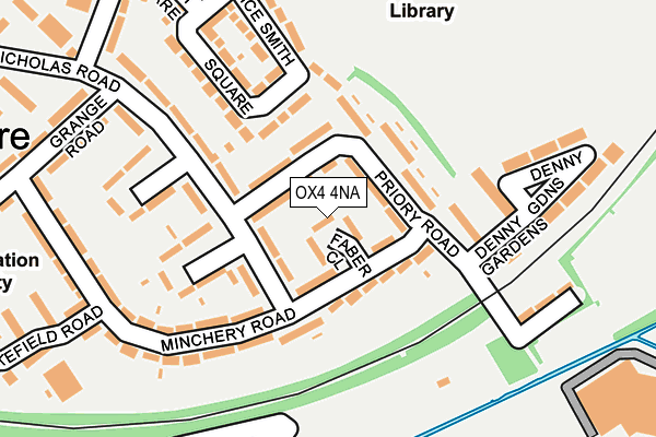 OX4 4NA map - OS OpenMap – Local (Ordnance Survey)