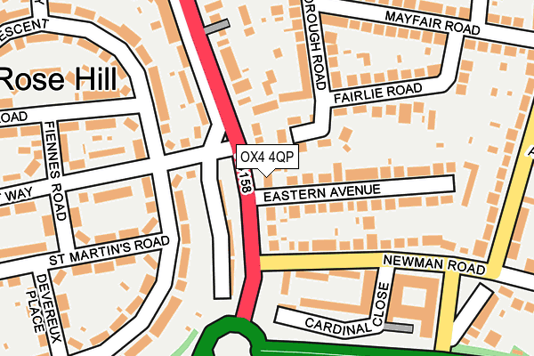 OX4 4QP map - OS OpenMap – Local (Ordnance Survey)
