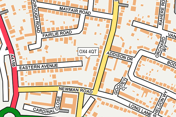OX4 4QT map - OS OpenMap – Local (Ordnance Survey)