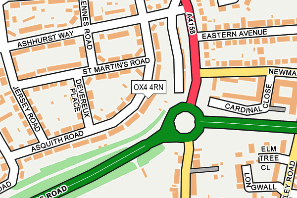 OX4 4RN map - OS OpenMap – Local (Ordnance Survey)