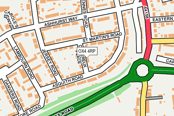 OX4 4RP map - OS OpenMap – Local (Ordnance Survey)
