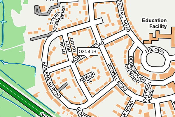 OX4 4UH map - OS OpenMap – Local (Ordnance Survey)