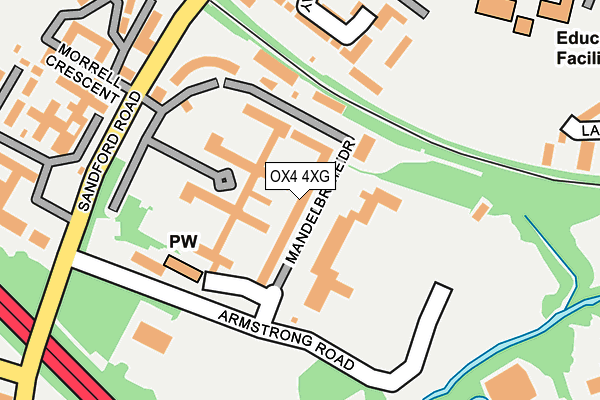 OX4 4XG map - OS OpenMap – Local (Ordnance Survey)