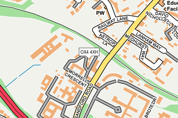 OX4 4XH map - OS OpenMap – Local (Ordnance Survey)
