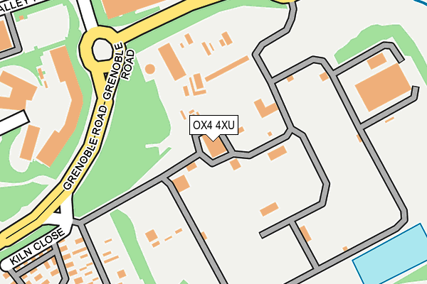 OX4 4XU map - OS OpenMap – Local (Ordnance Survey)