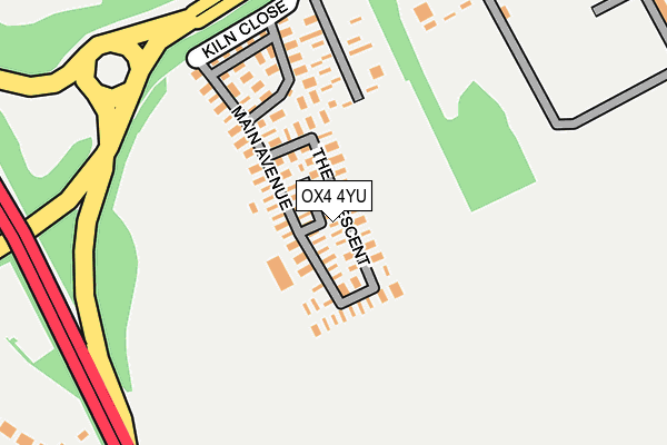 OX4 4YU map - OS OpenMap – Local (Ordnance Survey)