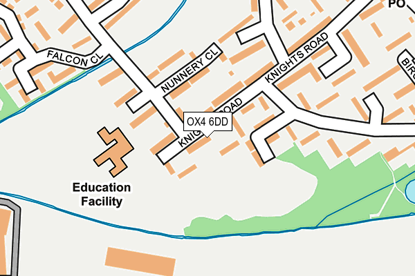 OX4 6DD map - OS OpenMap – Local (Ordnance Survey)