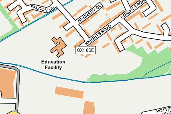 OX4 6DE map - OS OpenMap – Local (Ordnance Survey)