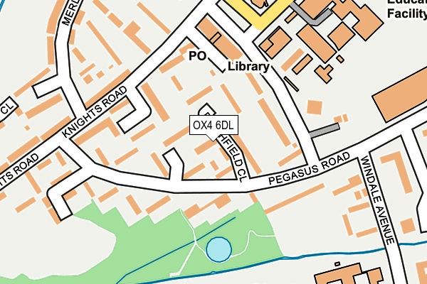 OX4 6DL map - OS OpenMap – Local (Ordnance Survey)