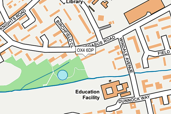 OX4 6DP map - OS OpenMap – Local (Ordnance Survey)