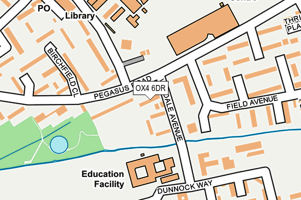 OX4 6DR map - OS OpenMap – Local (Ordnance Survey)