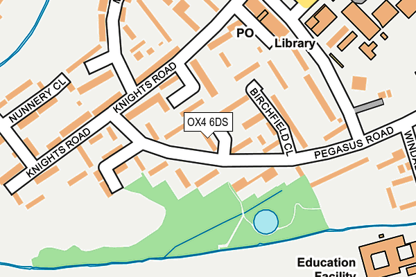 OX4 6DS map - OS OpenMap – Local (Ordnance Survey)