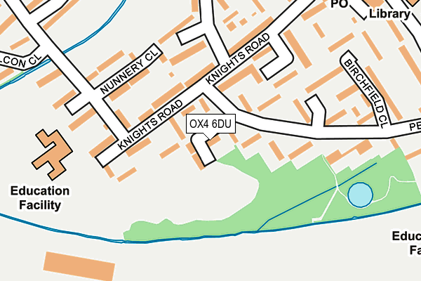 OX4 6DU map - OS OpenMap – Local (Ordnance Survey)