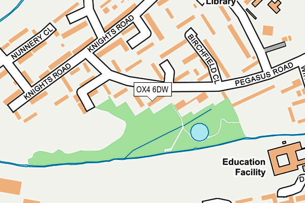 OX4 6DW map - OS OpenMap – Local (Ordnance Survey)