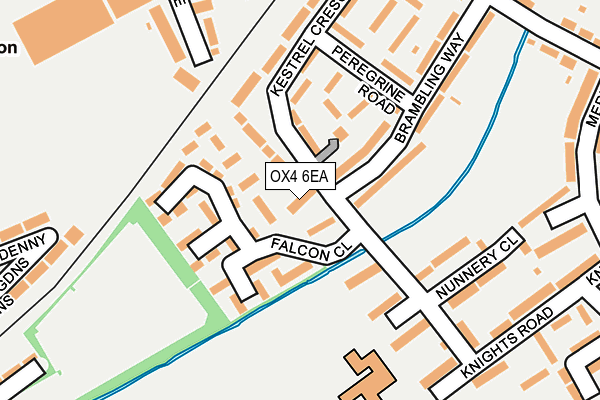 OX4 6EA map - OS OpenMap – Local (Ordnance Survey)