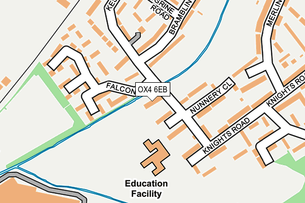 OX4 6EB map - OS OpenMap – Local (Ordnance Survey)