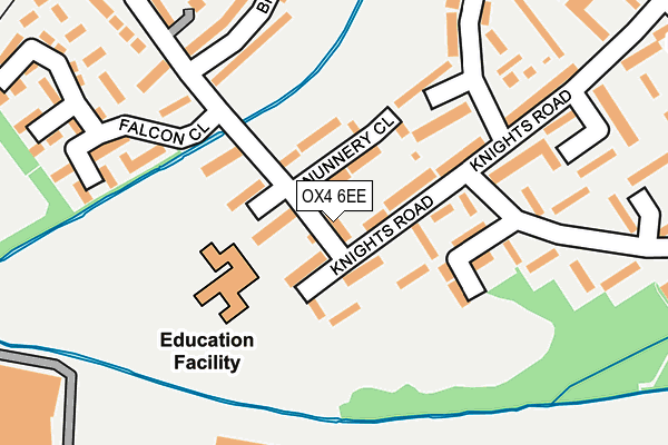 OX4 6EE map - OS OpenMap – Local (Ordnance Survey)