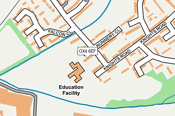 OX4 6EF map - OS OpenMap – Local (Ordnance Survey)