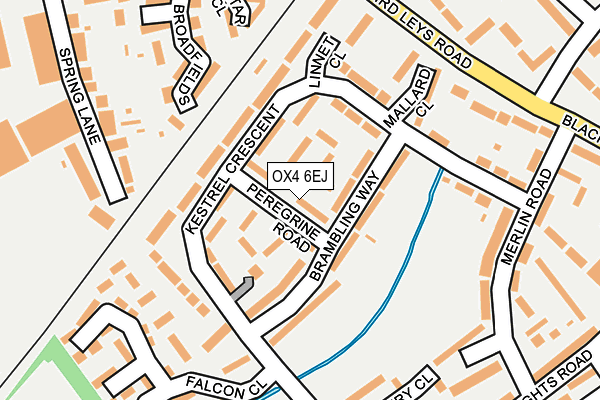 OX4 6EJ map - OS OpenMap – Local (Ordnance Survey)