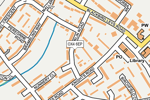 OX4 6EP map - OS OpenMap – Local (Ordnance Survey)