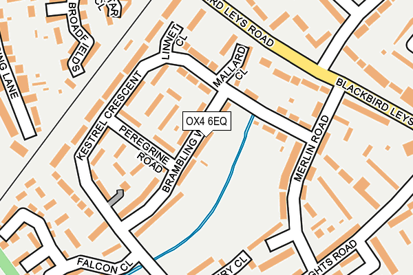 OX4 6EQ map - OS OpenMap – Local (Ordnance Survey)