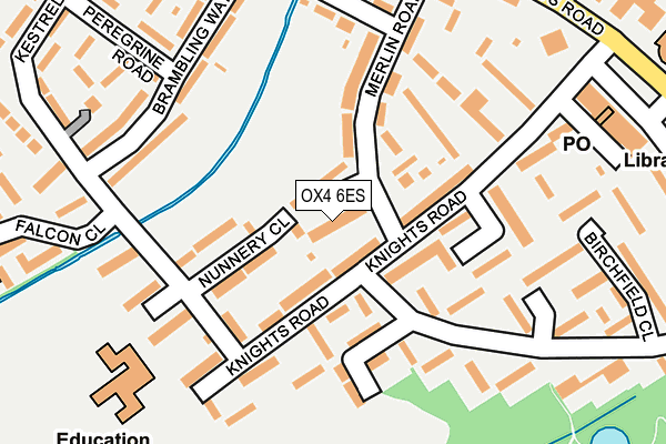 OX4 6ES map - OS OpenMap – Local (Ordnance Survey)