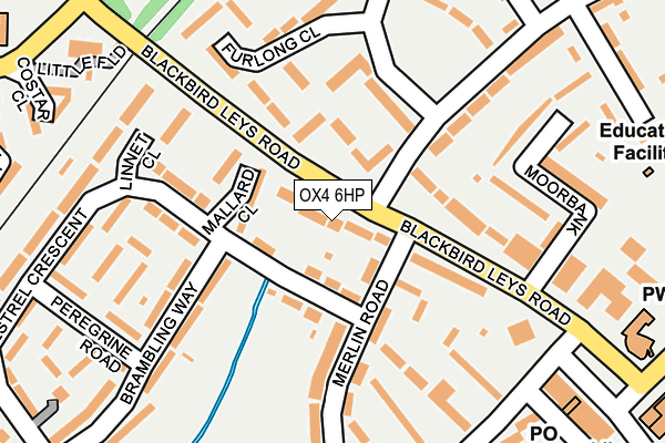 OX4 6HP map - OS OpenMap – Local (Ordnance Survey)