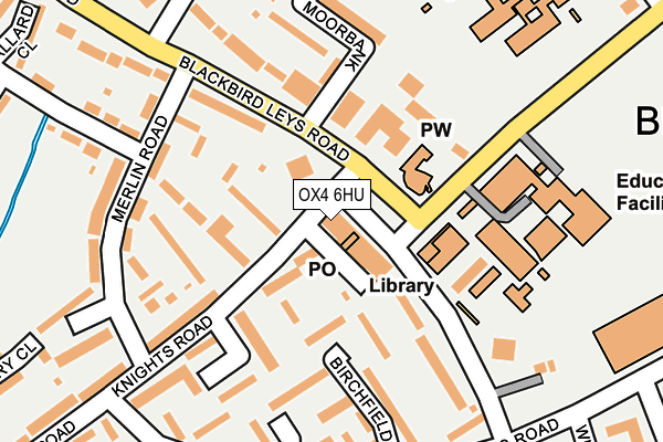 OX4 6HU map - OS OpenMap – Local (Ordnance Survey)